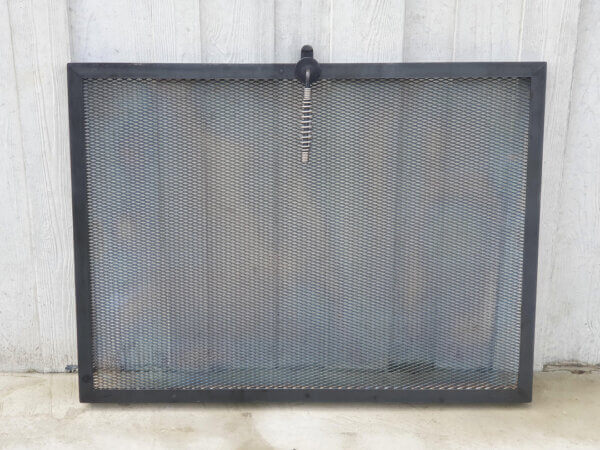 SMI Open Fireplace Steel Fire Box Insert Fire Screen Guard